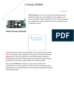 Class D Amplifier Circuit 2X50W TPA3116 - Electronics Projects C