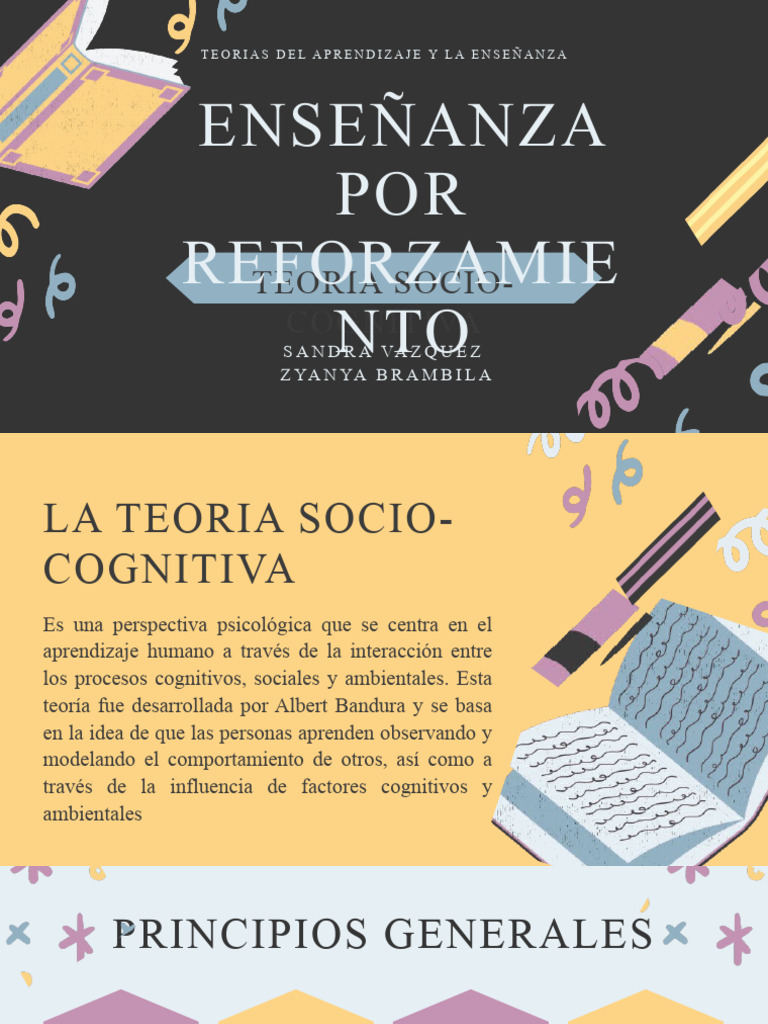 Teoría Sociocognitiva Pdf Autoeficacia Aprendizaje