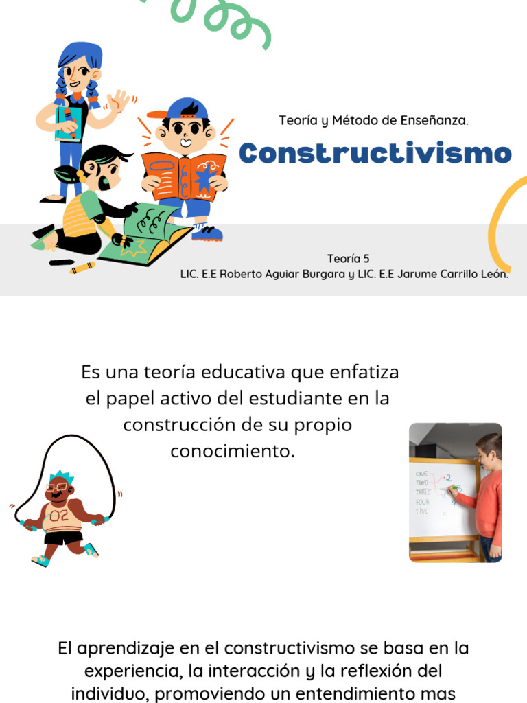 Constructivismo | PDF | Constructivismo (filosofía de la educación ...