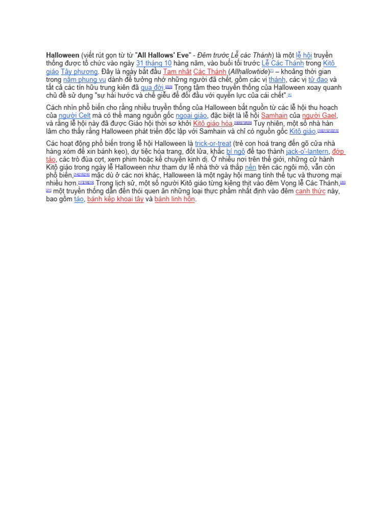 Halloween | PDF