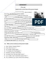 Present Simple - Frequency Adverbs - Prepositions of Time