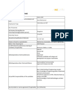 Job Description - Auto Mechanical - Campus Interview 