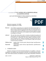 El Derecho Y El Castigo: de La Injusticia Penal A La Justicia Social