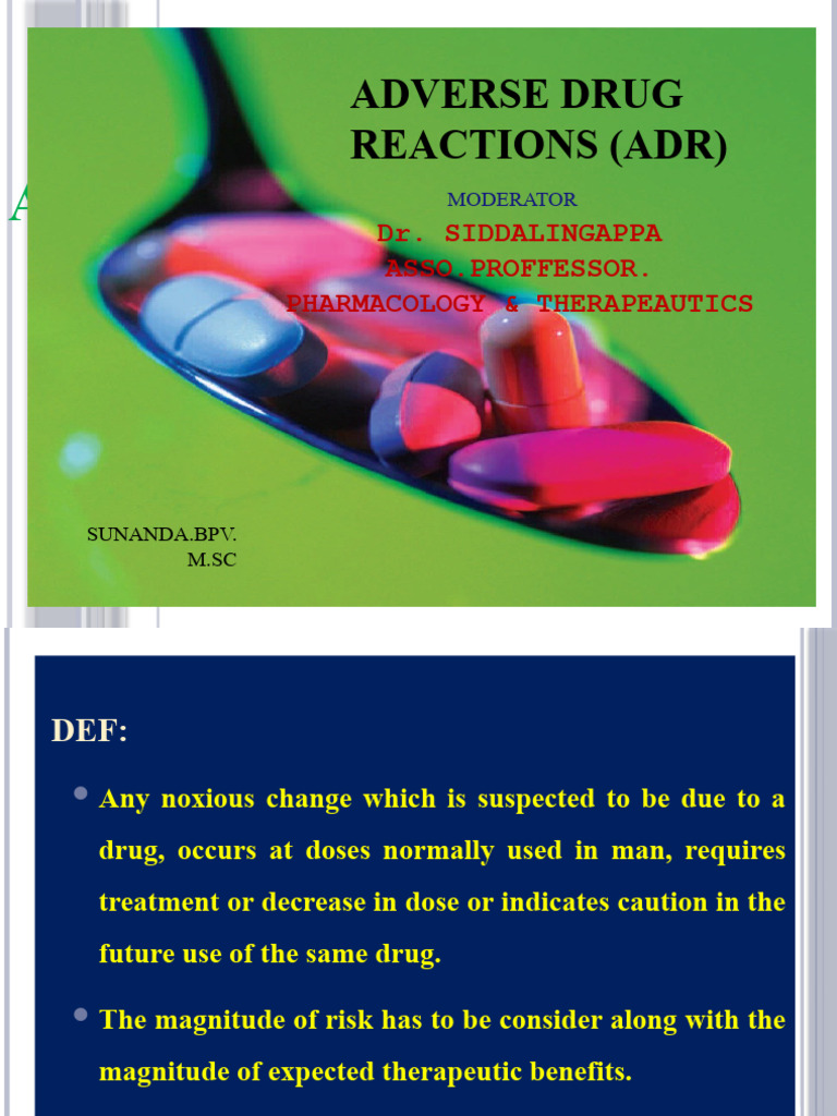 Adverse drug reactions pdf pharmacology nonsteroidal anti