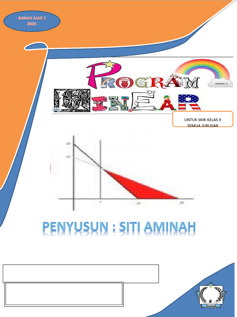 Bahan Ajar Program Linear SMK Kelas X | PDF | Komputer