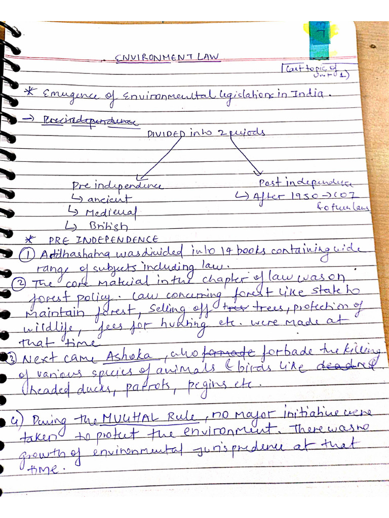 Environment Full Notes Pdf