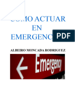 Como Actuar en Emergencias