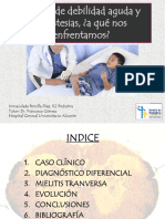 Sesión R2 - Inmculada Bonilla - MIELITIS TRANSVERSA