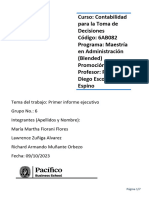 Primer Informe Ejecutivo