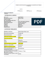 Investigacion de Accidente Mario Meriño.