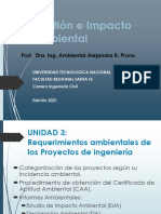 UT3: Requerimientos Ambientales de Los Proy. de Ingenieria