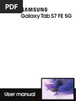 Samsung Galaxy Tab S7 FE 5G User Guide