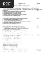 Econ 103-11 Quiz #2A Summer 2022