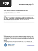 Pattern Vectors From Algebraic Graph Theory