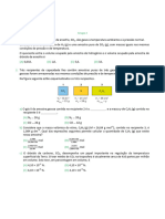 Gases e Dispersões - Ficha de Trabalho 10º Ano Química