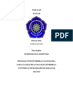 Makalah Matlab Fitriani Lestari - Program Komputer