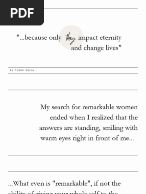Remarkable Women by Tugui Delia