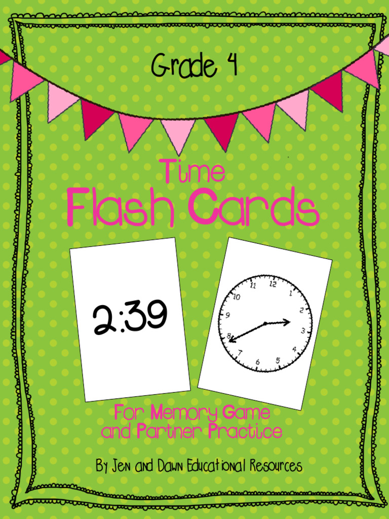 Grade 4: Flash Cards | PDF