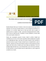 El Origen Del Teatro, o Del Destino// Mtro. Marcelino Núñez Trejo