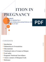 Nutrition in Pregnancy Final