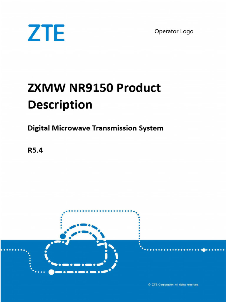 M - DER - ZXMW NR9150 (R5.4) Product Description - V4.10