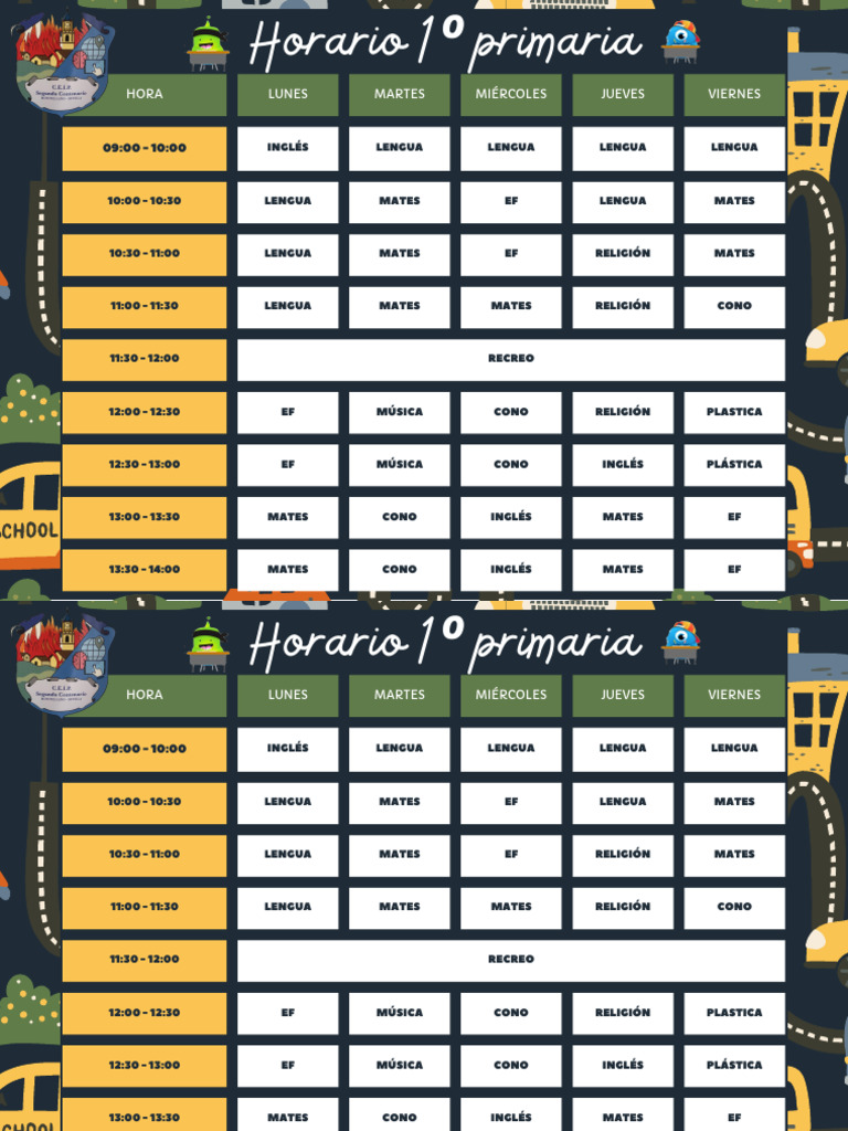 Horario Doble Segundo Centenario PDF