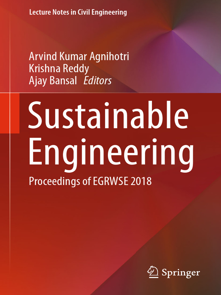 Sustainable Engineering: Arvind Kumar Agnihotri Krishna Reddy Ajay ...