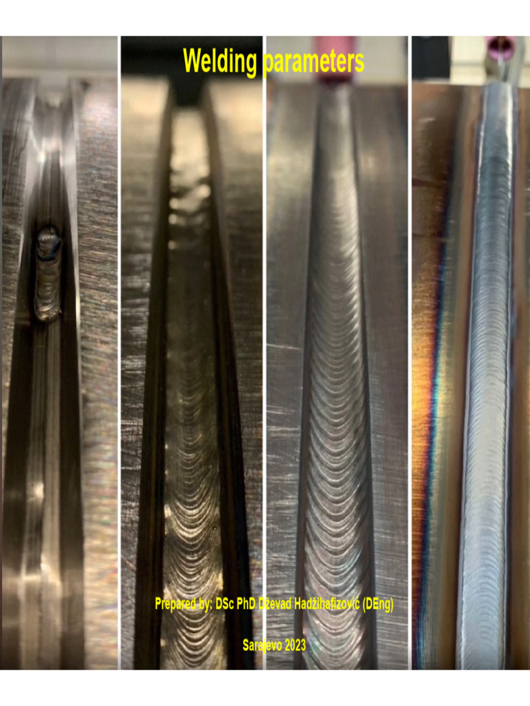 Welding Parameters PDF Electricity Metals