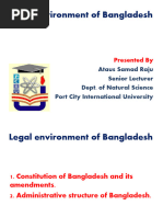 Legal Environment of Bangladesh, Lecture - 7