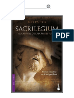 Sacrilegium El Caso Del Guardián Del Fuego - Ben Pastor