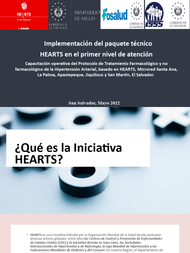 Implementación de HEARTS en El Salvador | PDF | Hipertensión | Las ...