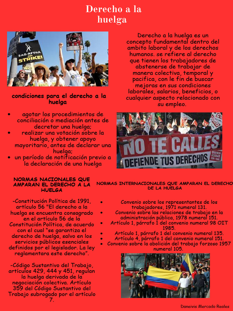 Derecho A La Huelga PDF Derecho laboral Justicia