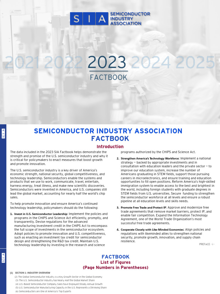 SIA 2023 Factbook 1 PDF Research And Development Economic Growth