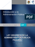 Ley Orgánica de La Administración Pública Federal