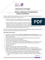 Laboratorio Urología: Estudio Urodinamico, Urodinamia, Cistomanometria, Estudio Flujo/Presión