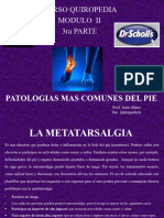 MODULO II 3ra Parte Patologias Mas Comunes Del Pie