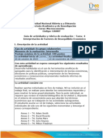Guia de Actividades y Rúbrica de Evaluación - Tarea 4 - Interpretación de Factores de Desequilibrio Económico