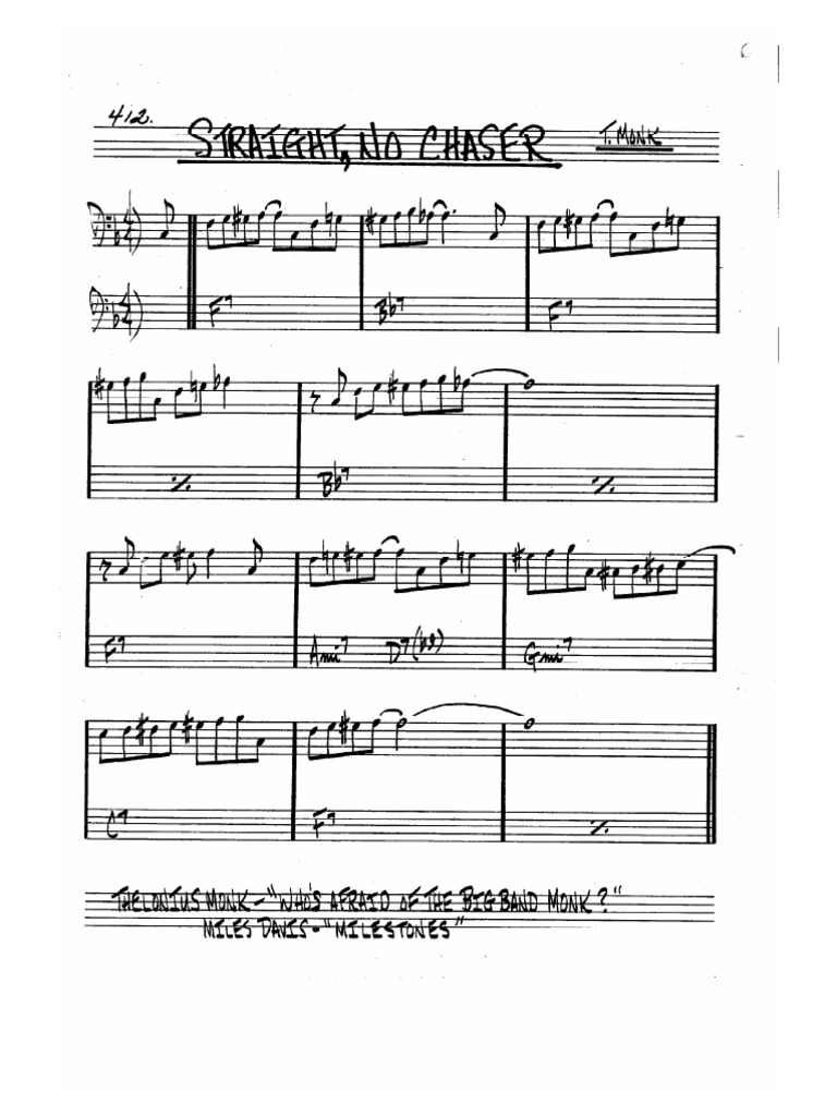 Straight, No Chaser PDF