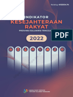 Indikator Kesejahteraan Rakyat Provinsi Sulawesi Tenggara 2022