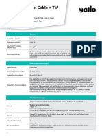 Factsheet de Max Cable TV