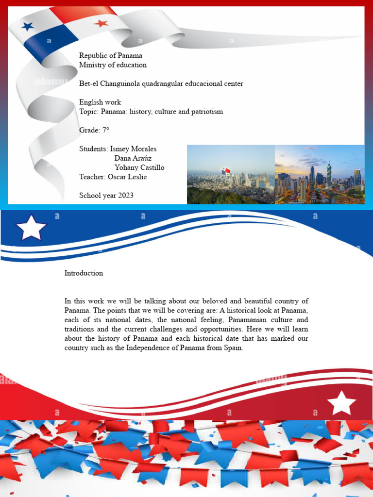 Fechas patrias de Panamá PDF Panama