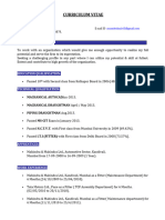 Curriculum Vitae: Sandesh Sitaram Salvi