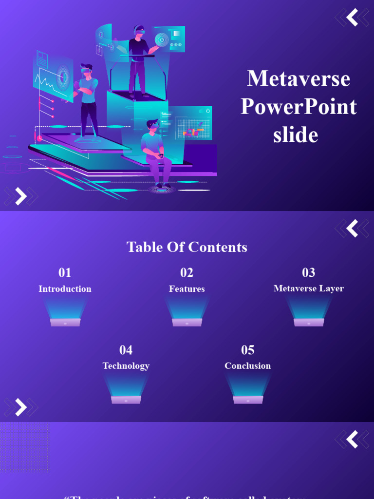 200059-Metaverse PowerPoint Slide | PDF | Virtual Reality | Augmented ...