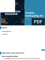 Simplex Method (Big M) : Eng. Shimaa Abouelenein