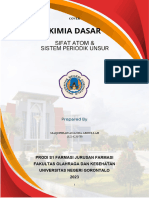 Sifat Atom Dan Sistem Unsur Periodik