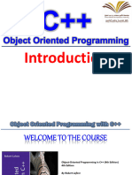 Object Oriented Programming in C++