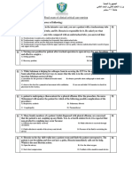 Final Exam of Clinical Critical Care Nursing1