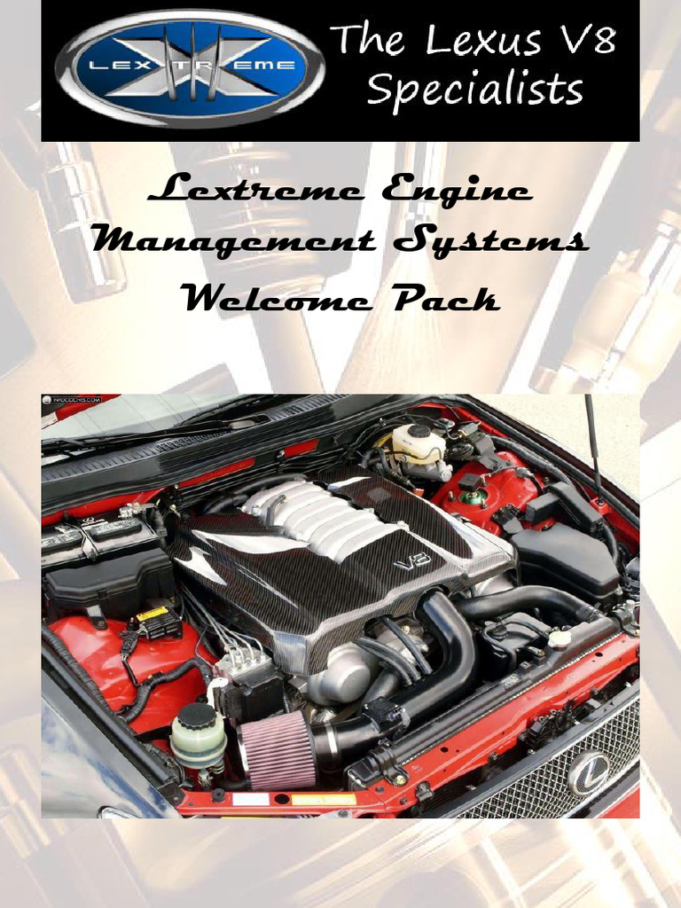 1UZ-FE VVT-i Rear Harness Welcome Pack | PDF | Throttle | Manufactured ...