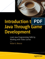 Victor G. Brusca - Introduction To Java Through Game Development - Learn Java Programming Skills by Working With Video Games-Apress (2022)