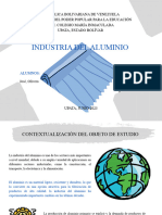 Monografía Industria Del Aluminio en Venezuela